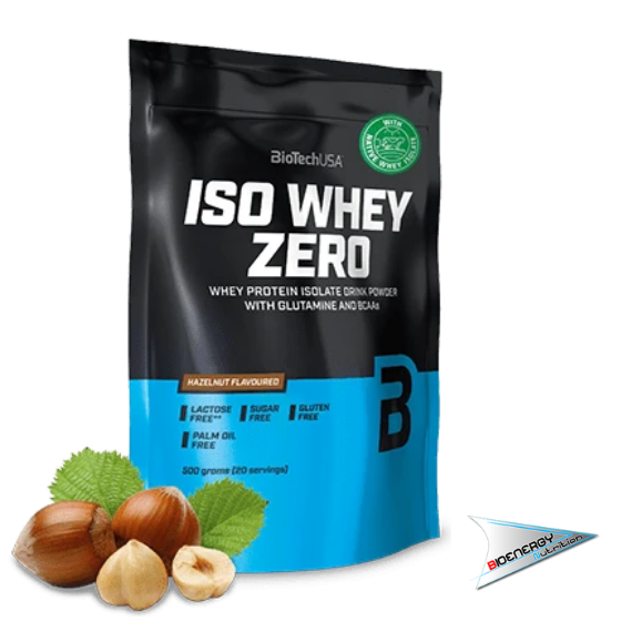 Biotech-ISO WHEY ZERO  busta 500 gr Nocciola  